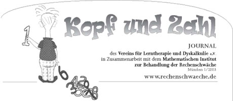 Kopf und Zahl Ausgabe 1, 2003