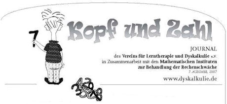 Kopf und Zahl Ausgabe 7, Frühjahr 2007